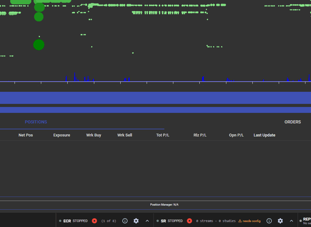 Animated VisualHFT Event Capture Recorder showing trigger-aligned market-data capture and replay-ready event history